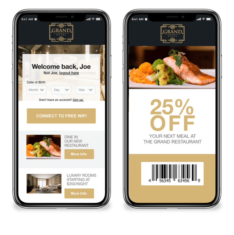 Hotel WiFi Captive Portal 